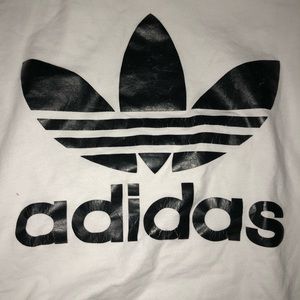 White Adidas T-Shirt